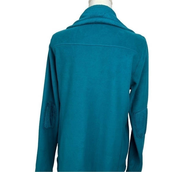 CALVIN KLEIN Performance Women’s Fleece Jacket Sz Large Teal Color Reversible - Picture 6 of 12